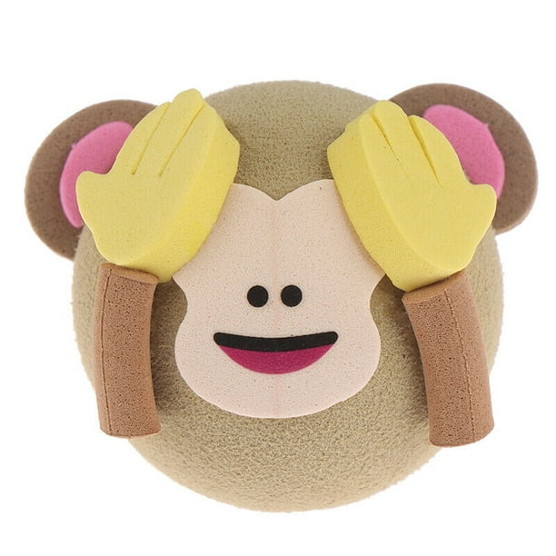 1Pc Cute monkey car suv antenna pen topper aerial EVA ball decor toy gift_ti